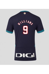 Athletic Bilbao Inaki Williams #9 Jalkapallovaatteet Vieraspaita 2025-26 Lyhythihainen
